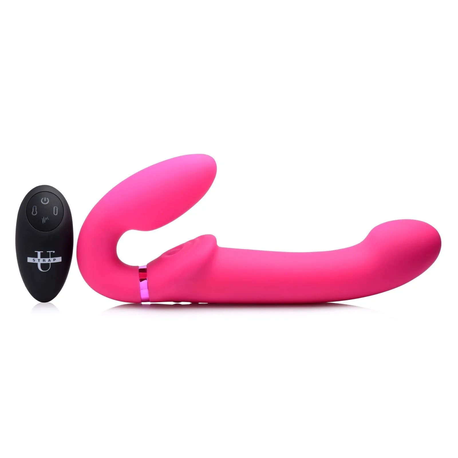 10x Remote Control Ergo-fit G-pulse Inflatable And Vibrating Strapless Strap-on