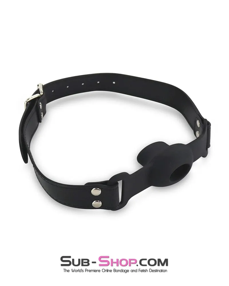 1486M      Silicone Ball Gag with Drooling Hole