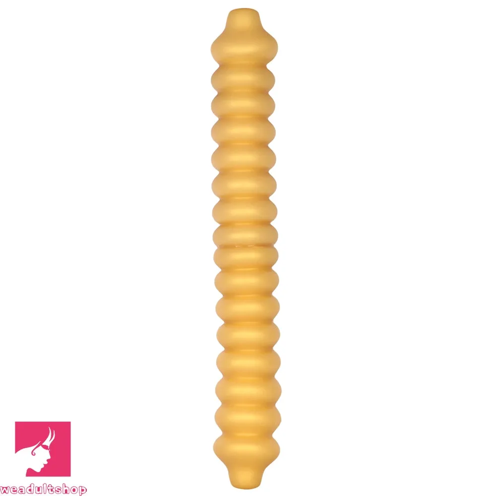 19.68in Silicone Long Large Double Head Threaded Fat Anal Plug Cock Dildo