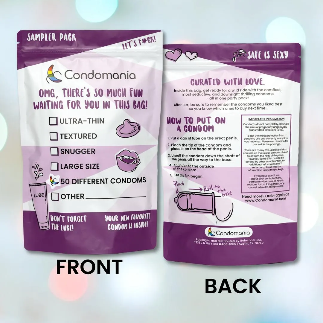 50 DIFFERENT Condoms