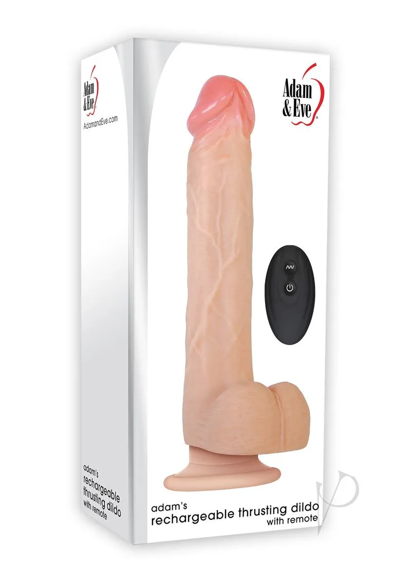 Aande Adams Recharge Thrust Dildo W/remote