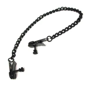 Adj. Nipple Clamps. Clothespin-style. Black