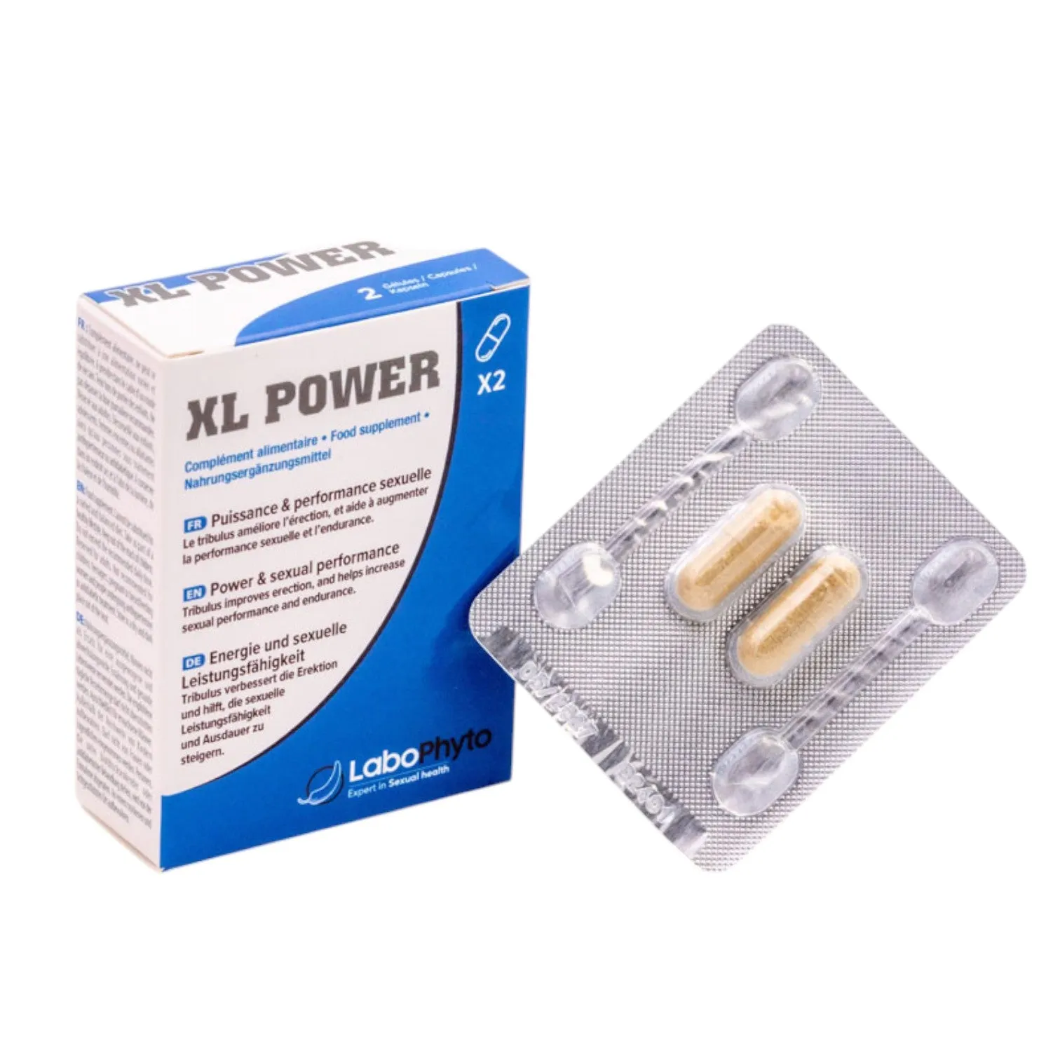 Afrodisiac capsule. XL POWER. Labophyto. 4 în 1. erecție. calitate spermă. testosteron. 2 capsule