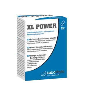 Afrodisiac capsule. XL POWER. Labophyto. 4 în 1. erecție. calitate spermă. testosteron. 2 capsule