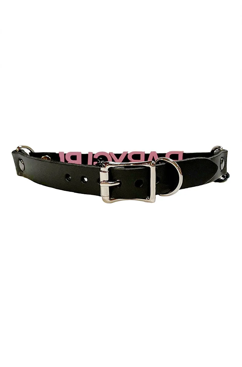 Baby Girl Heart Lock Collar