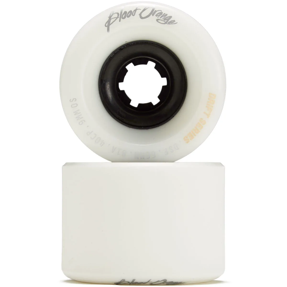Blood Orange Drift 81a Longboard Wheels - White - 66mm
