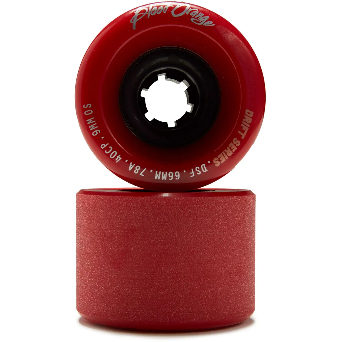 Blood Orange Drift Delinquents 78A Longboard Wheels - Oxblood - 66mm