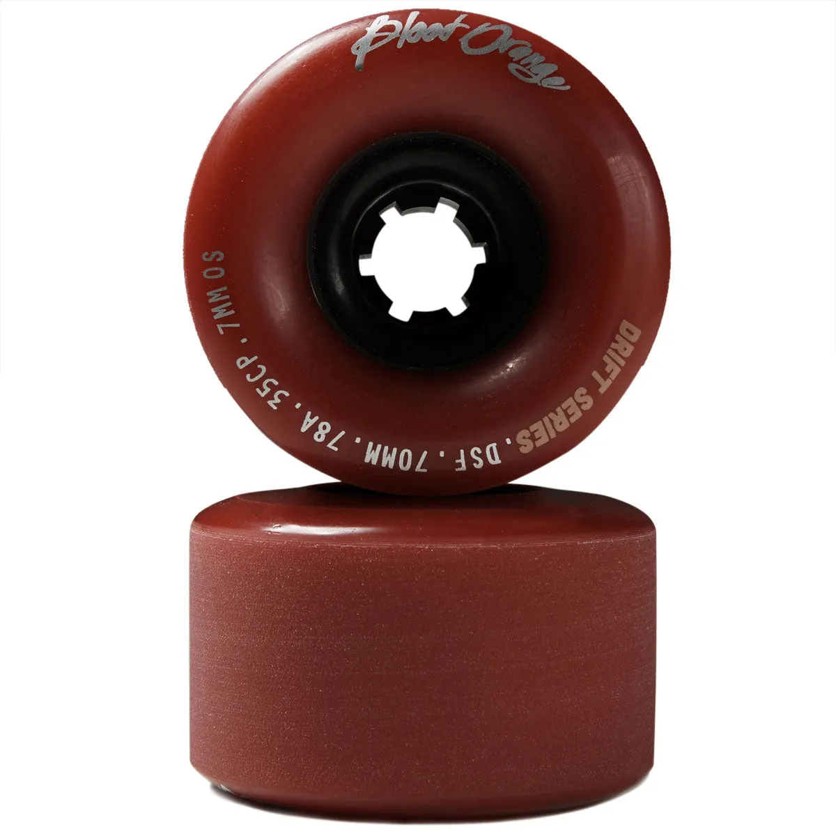 Blood Orange Drift Delinquents 78A Longboard Wheels - Oxblood - 70mm