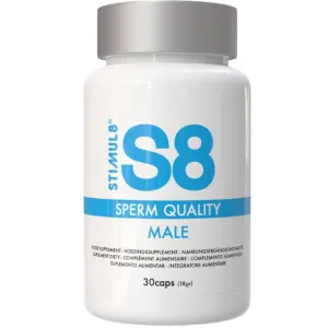 Capsule S8 Sperm Quality. pentru mărire volum și calitate spermă. fertilitate și testosteron. 30 buc
