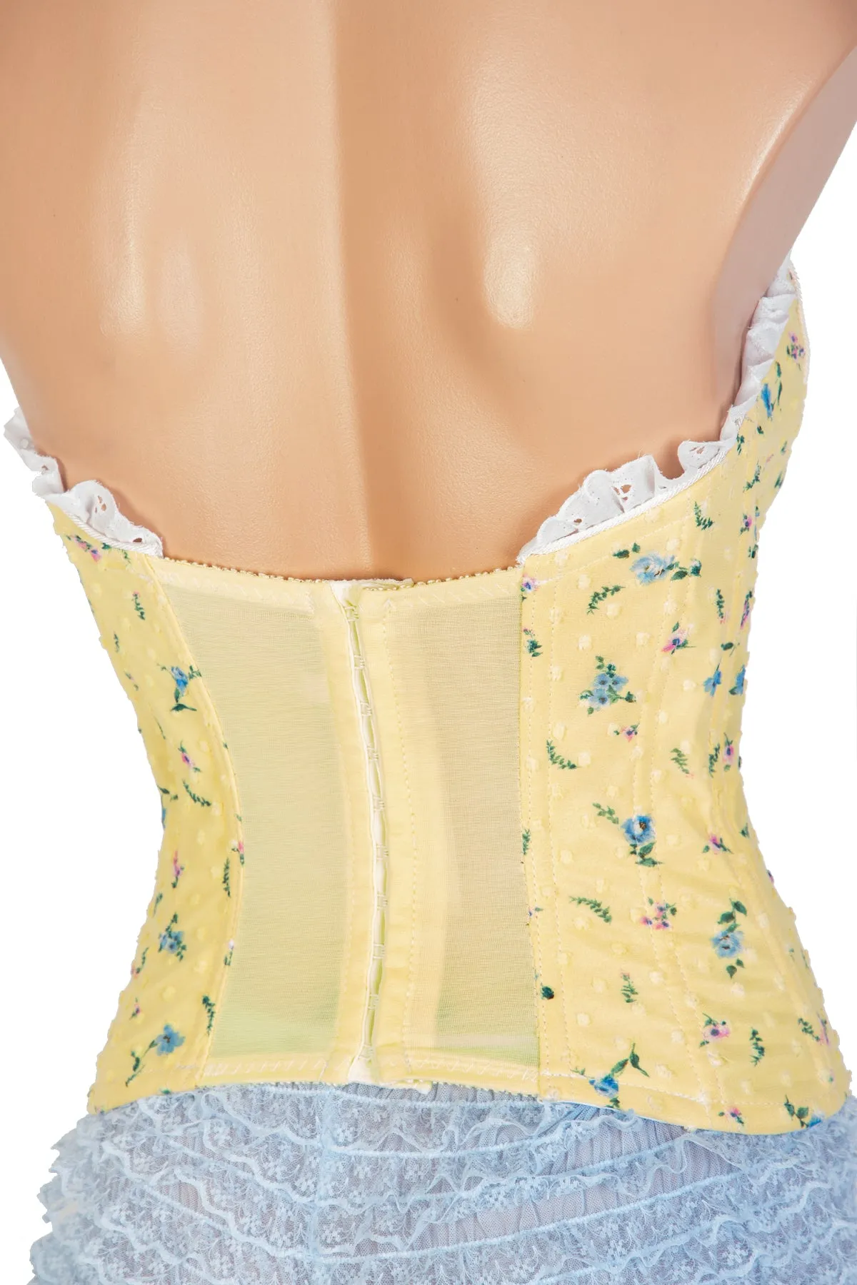 Deluxe Lace-Up Ruffle Corset