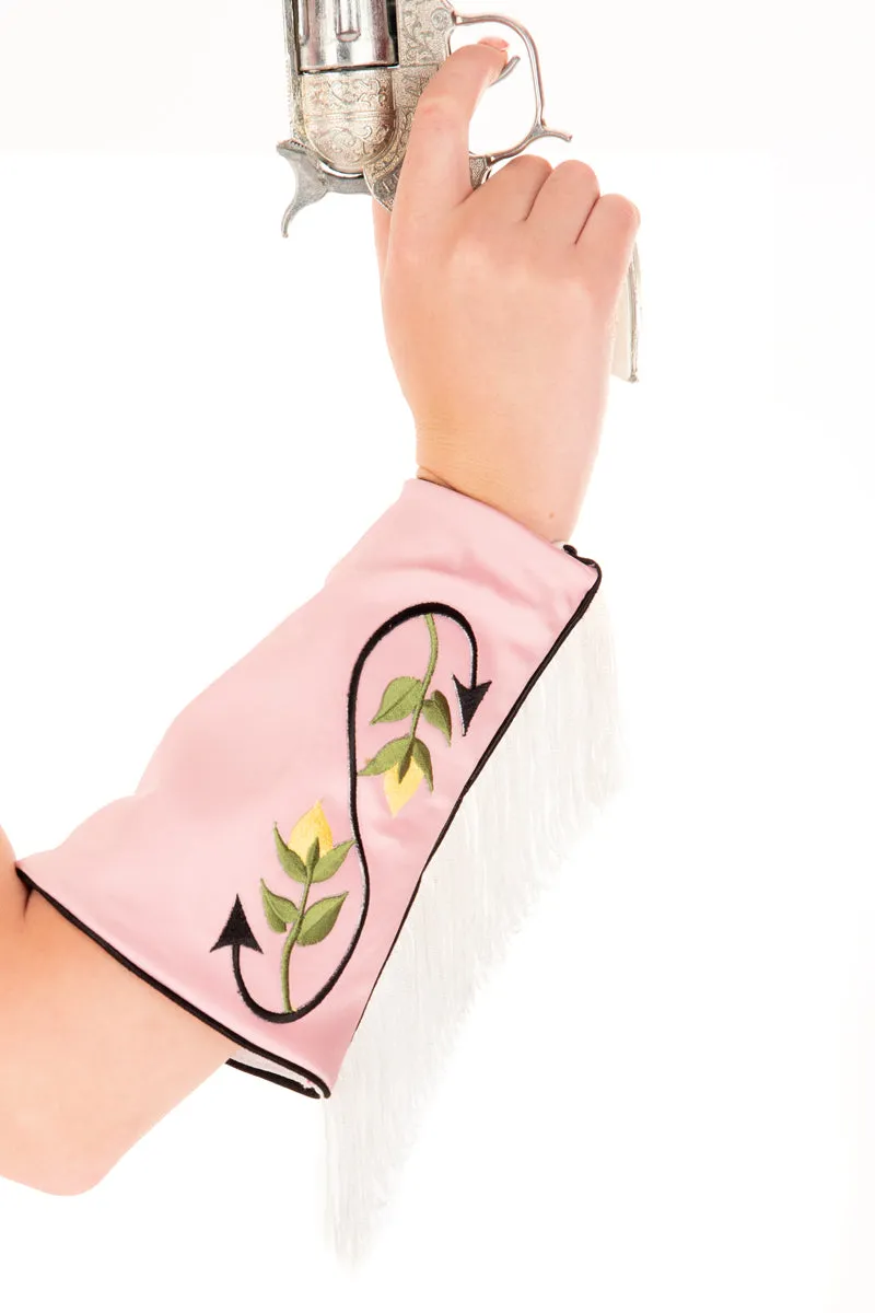 Desert Rose Cowgirl Gauntlets