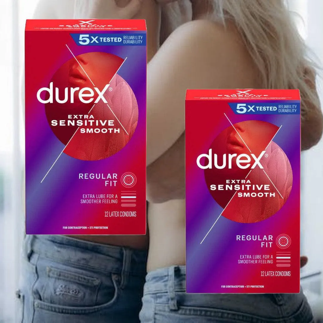 Durex Extra Sensitive 'Smooth' Latex Condoms