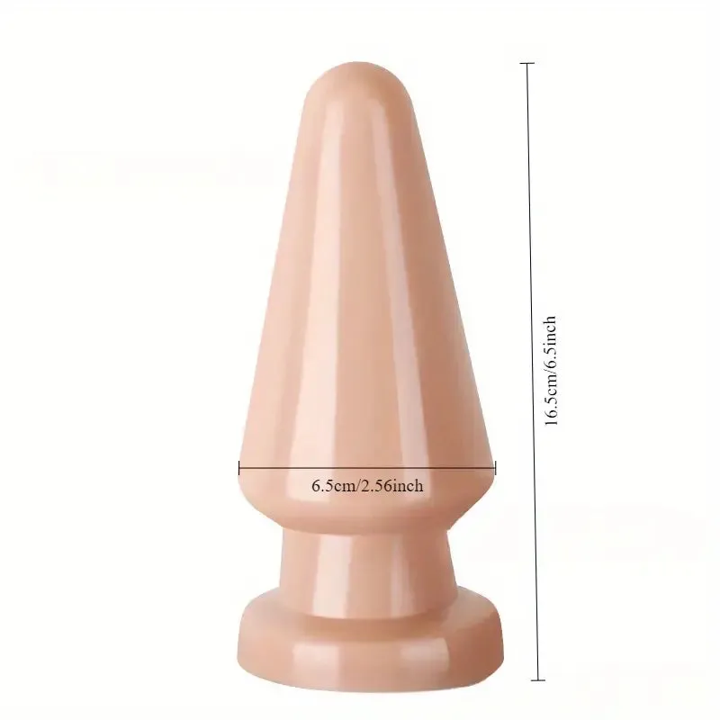 Elegant PVC Rectal Butt Plug Comfortable Gloss Finish Anal Stretcher