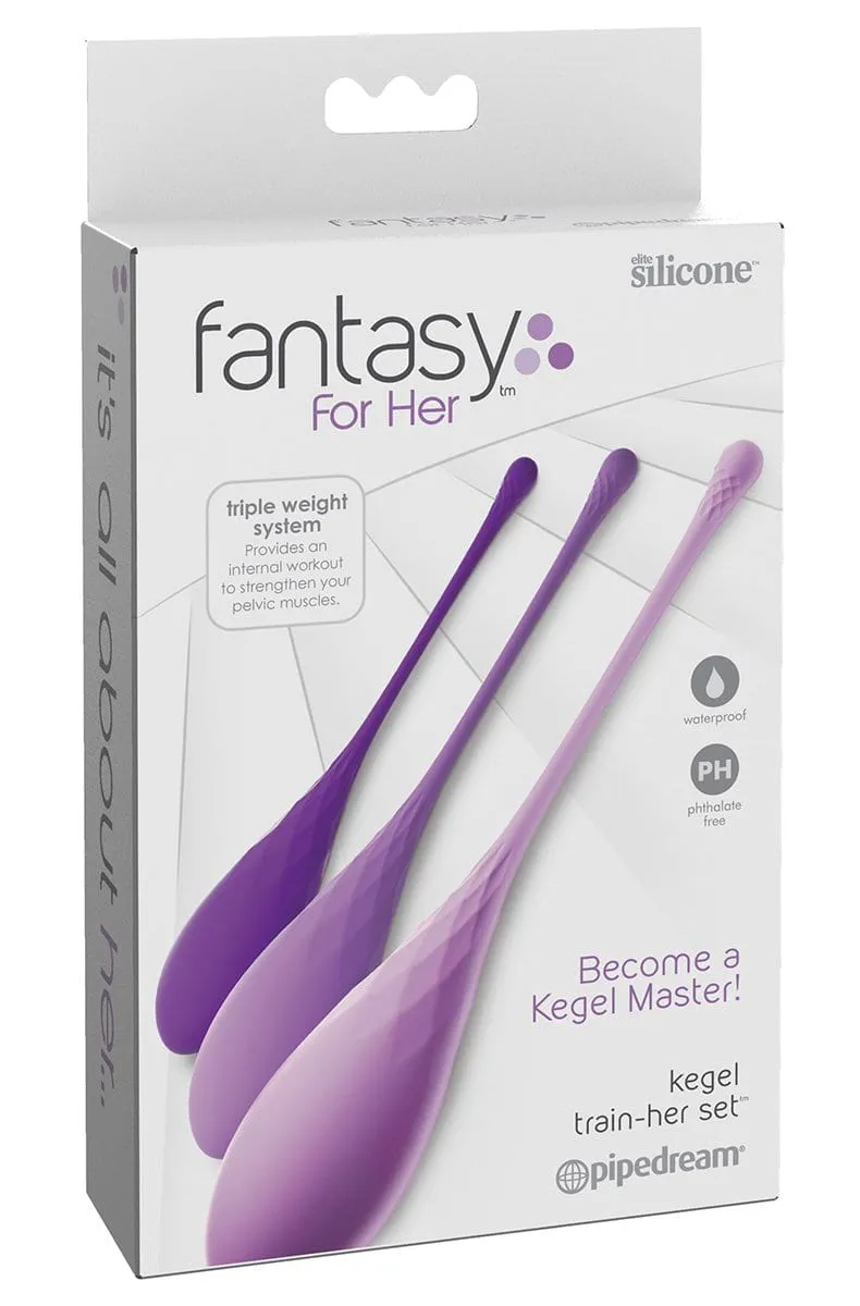 Fantasy For Her Kegel Train-Her Set in Purple
