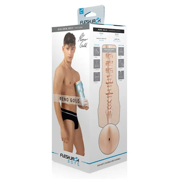 Fleshlight - Fleshjack Boys Reno Gold Masturbator Ass (Golden Boy)