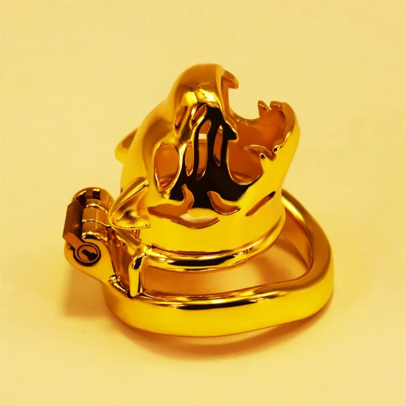 FRRK H110 Leopard design chastity cock cages