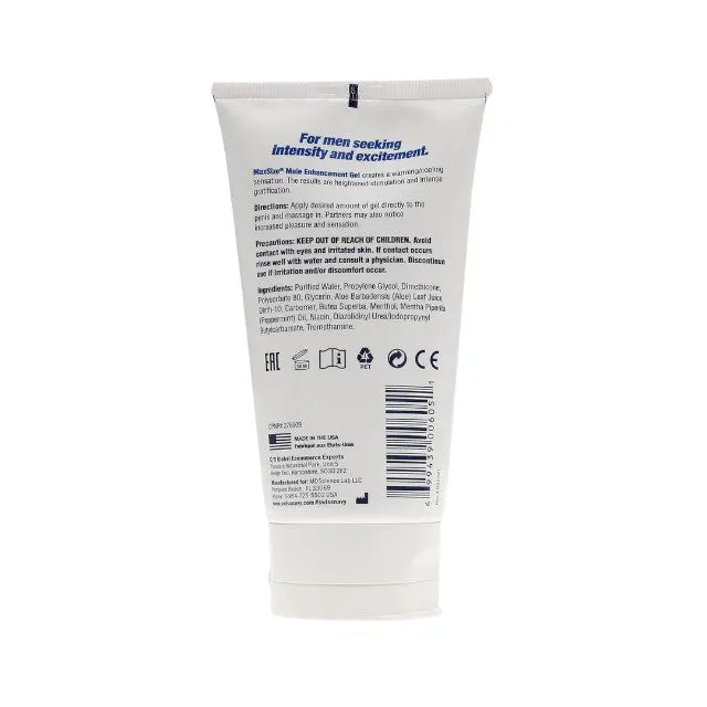Gel MAXSIZE Male Enhancement Gel. pentru erecții puternice și performanțe sexuale îmbunătățite. 150 ml