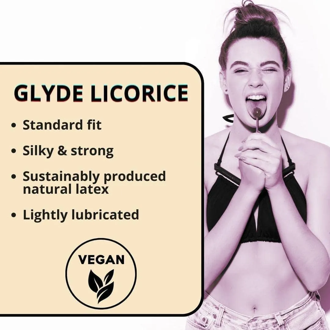 Glyde Ultra Licorice Flavored Condoms