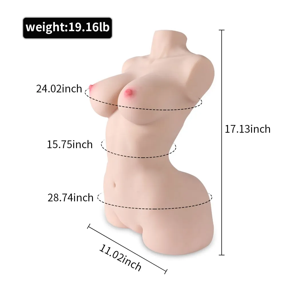 HERMOSA|Half Body Torso Sex Doll Likelife Size 19.16lb