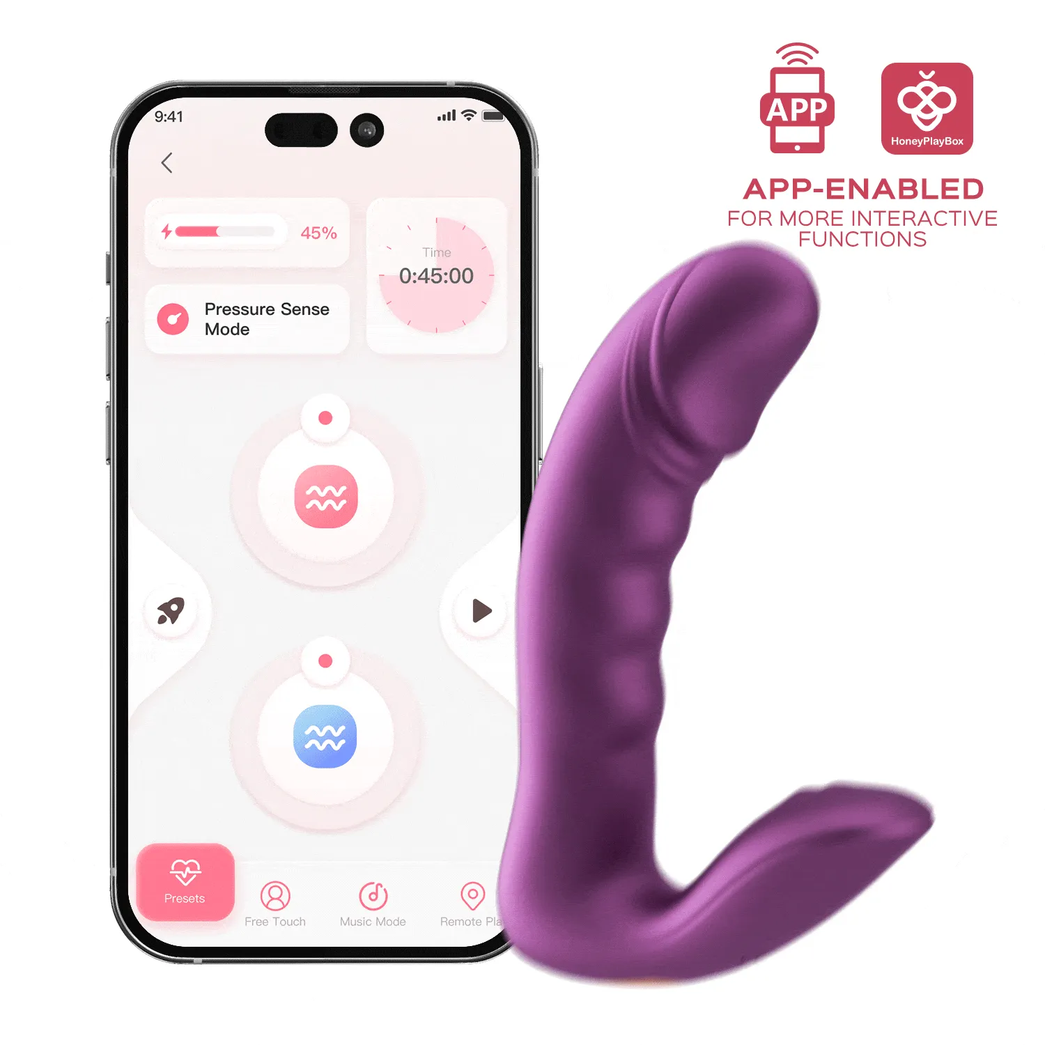 Honey Play Box Rora 2 App-Controlled Wearable G-spot Vibrator