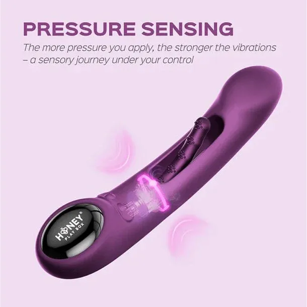 Honey Play Box Tempo App-Controlled Tapping G-spot Vibrator