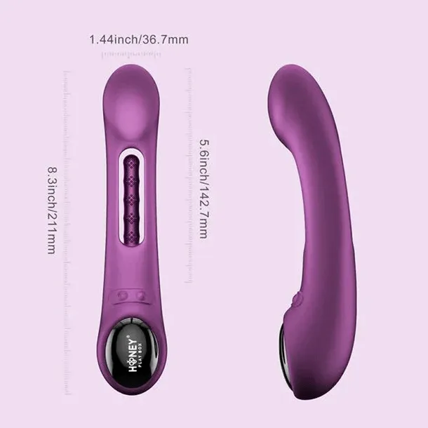 Honey Play Box Tempo App-Controlled Tapping G-spot Vibrator