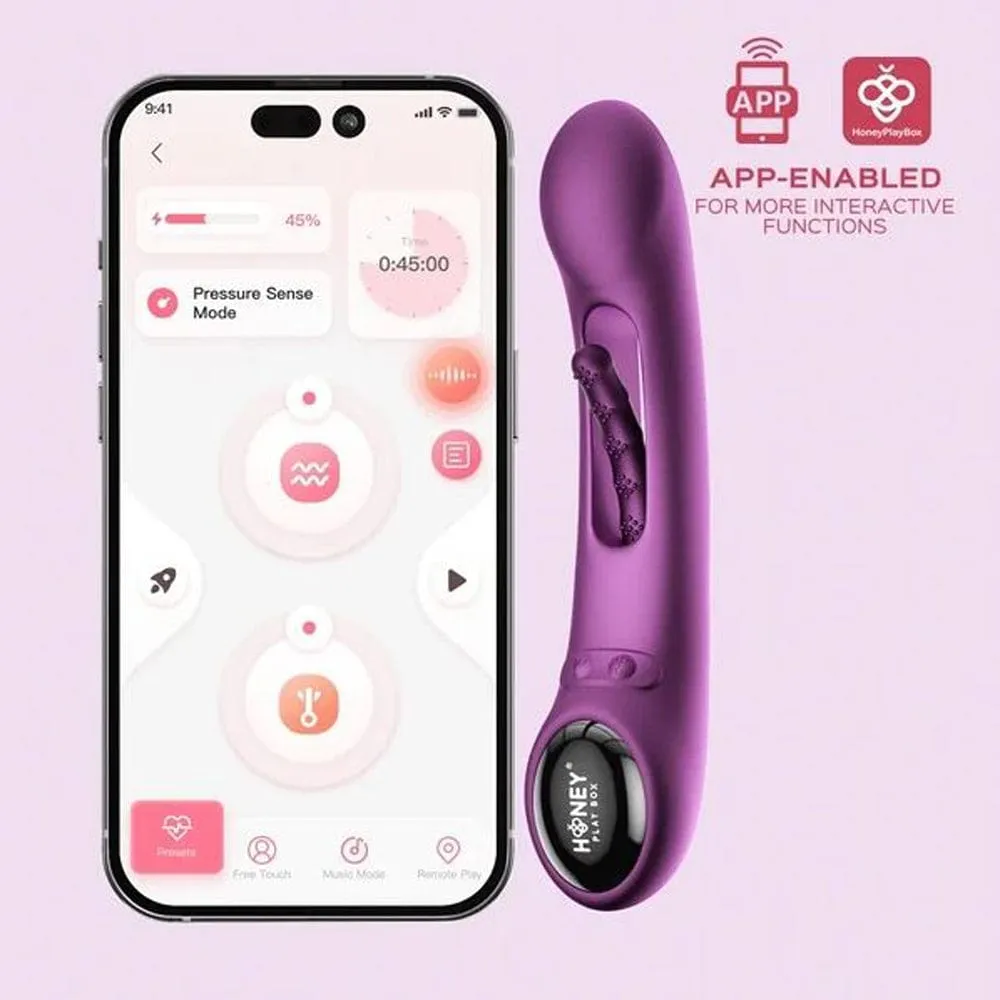 Honey Play Box Tempo App-Controlled Tapping G-spot Vibrator