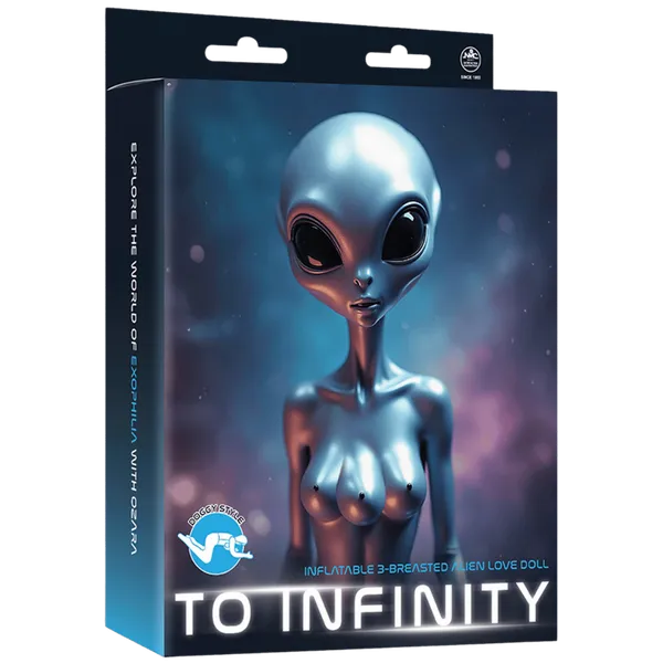 Inflatable 3-Breasted Alien Love Doll -