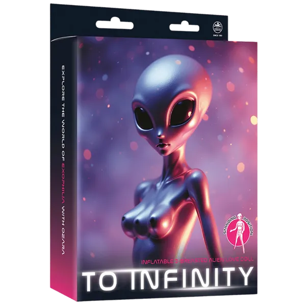 Inflatable 3-Breasted Alien Love Doll -