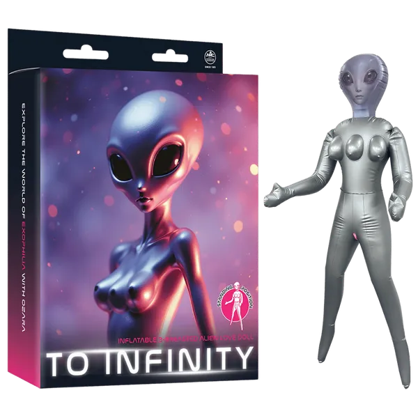 Inflatable 3-Breasted Alien Love Doll -