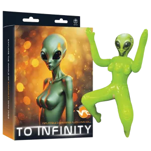 Inflatable 3-Breasted Alien Love Doll -