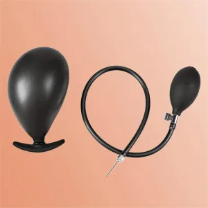 Inflatable Anal Toy Silicone Butt Plug Anal Ball Stretcher G Spot Stimulator