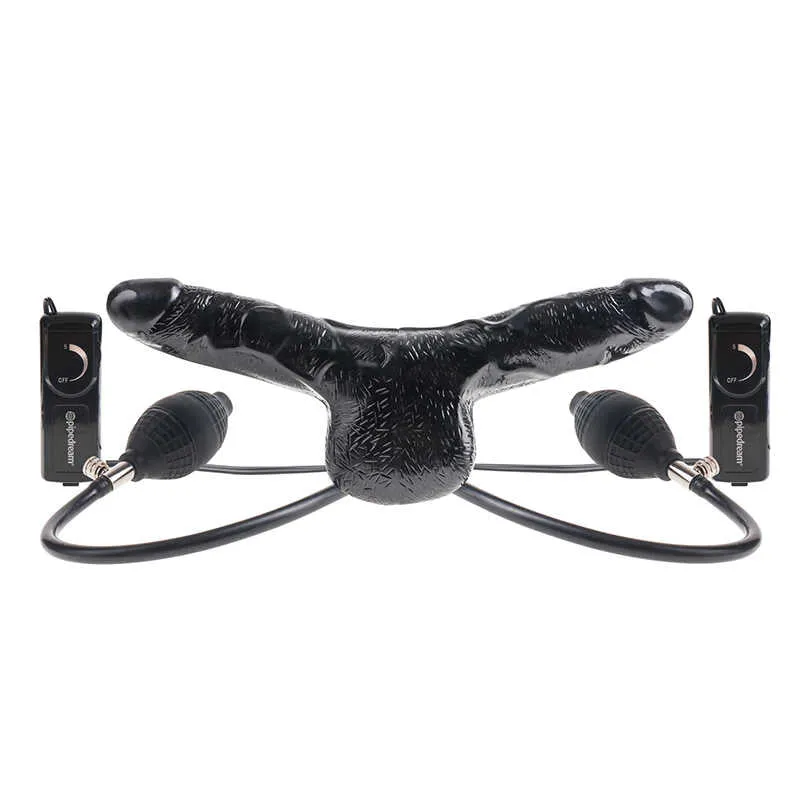 Inflatable Vibrating Double Delight