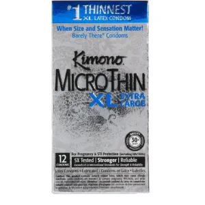 Kimono Micro Thin Extra Large 12pk