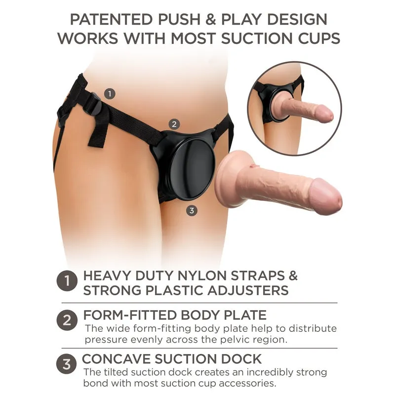 King Cock Elite Beginner Body Dock Strap On Kit 7 by Pipedream Products®