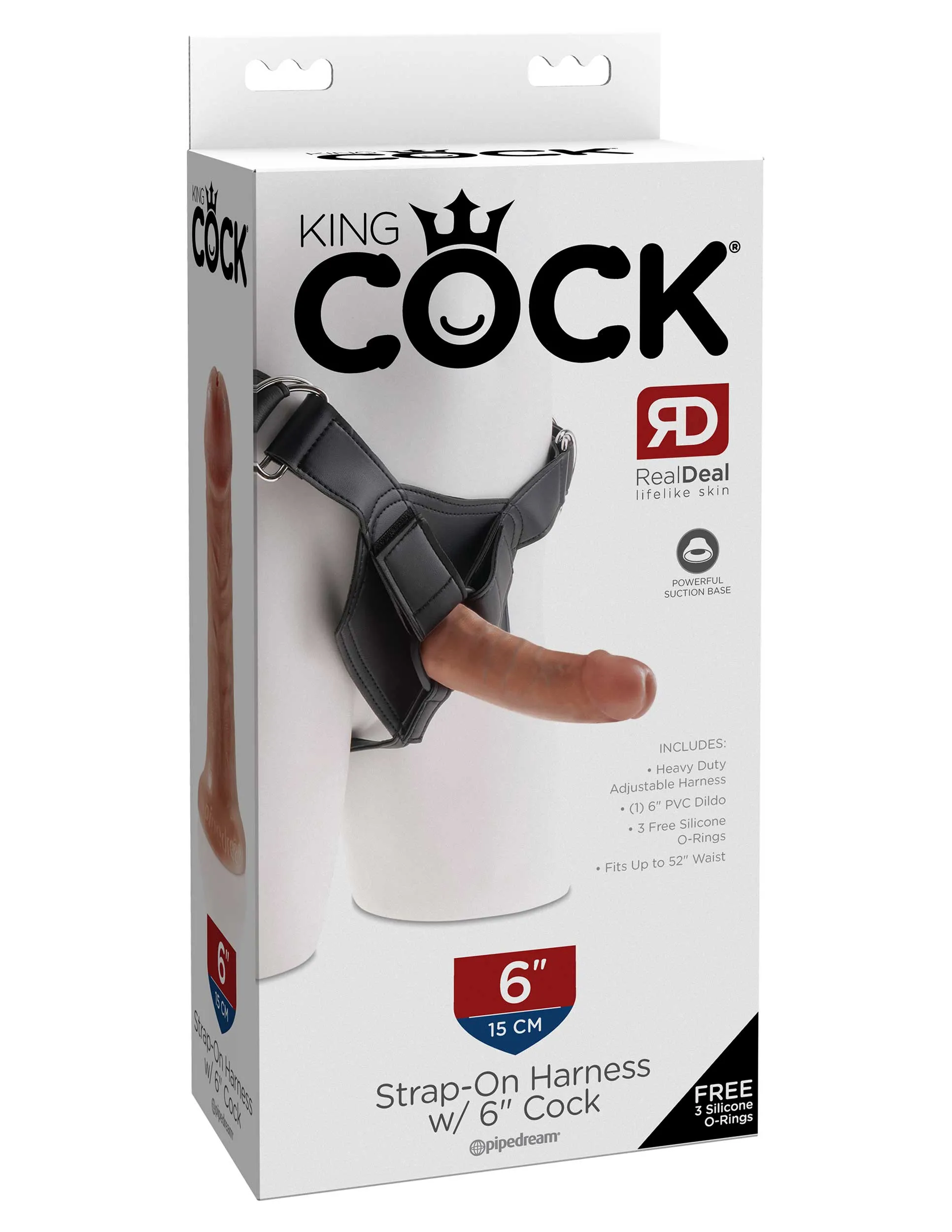 King Cock Strap on Harness with 6 Cock