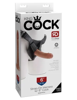 King Cock Strap on Harness with 6 Cock