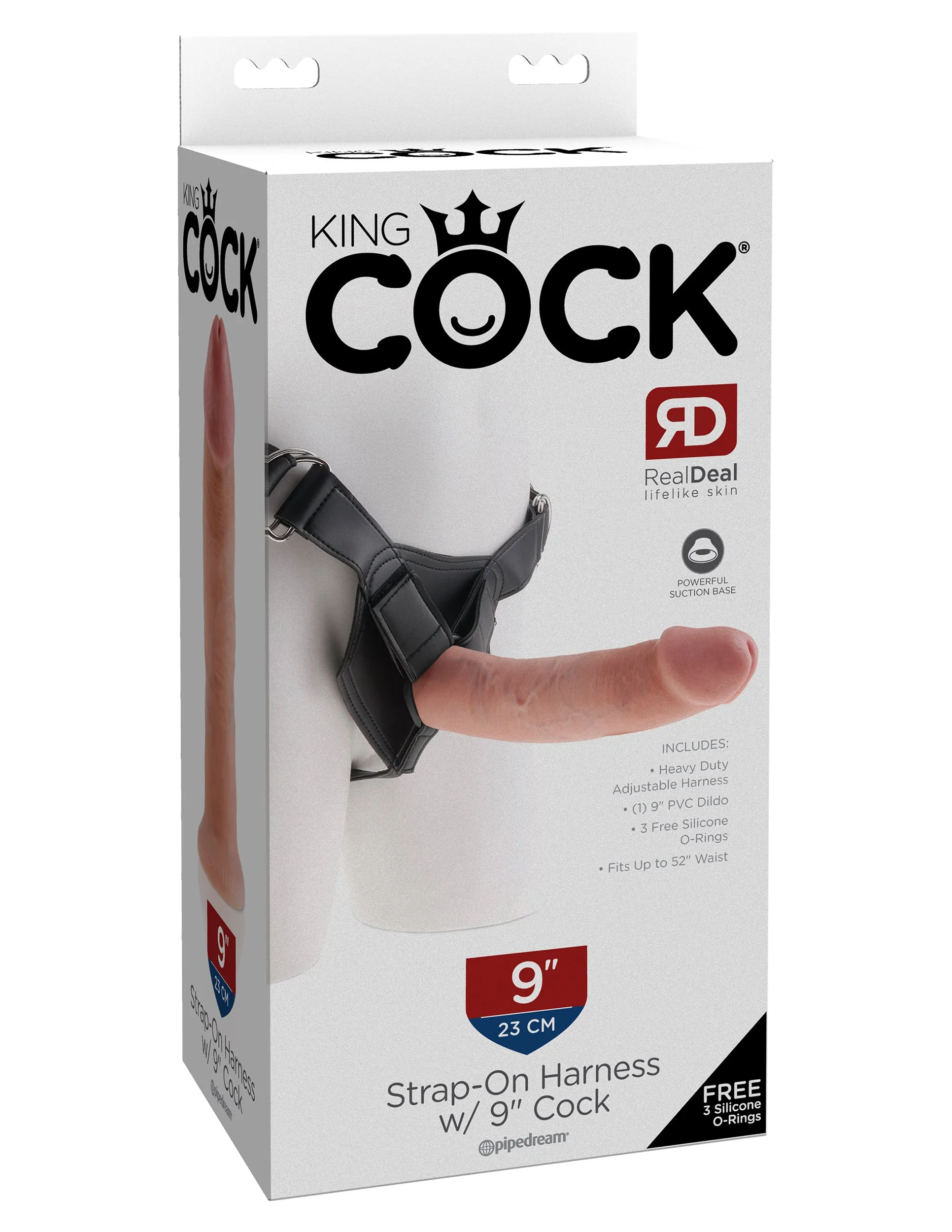 King Cock Strap on Harness with 9 Cock