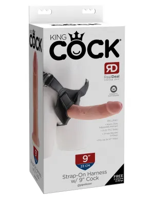 King Cock Strap on Harness with 9 Cock