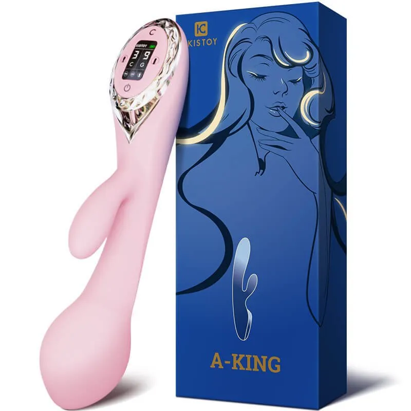 KISSTOY A-KING LED Screen Inflatable Vibrator