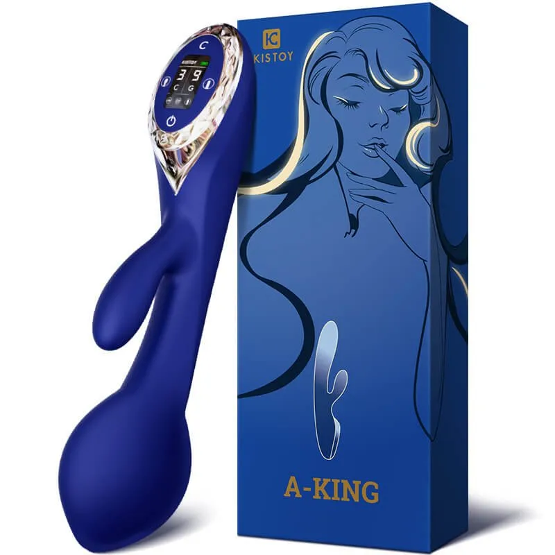KISSTOY A-KING LED Screen Inflatable Vibrator