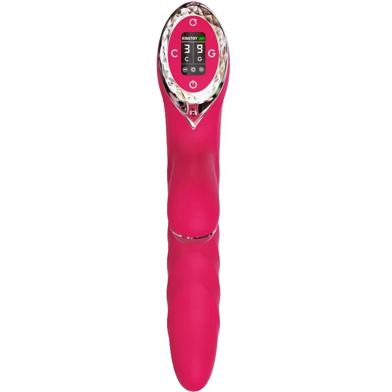 KISTOY A-King Max Thrusting & Sucking Rabbit Vibrating Dildo