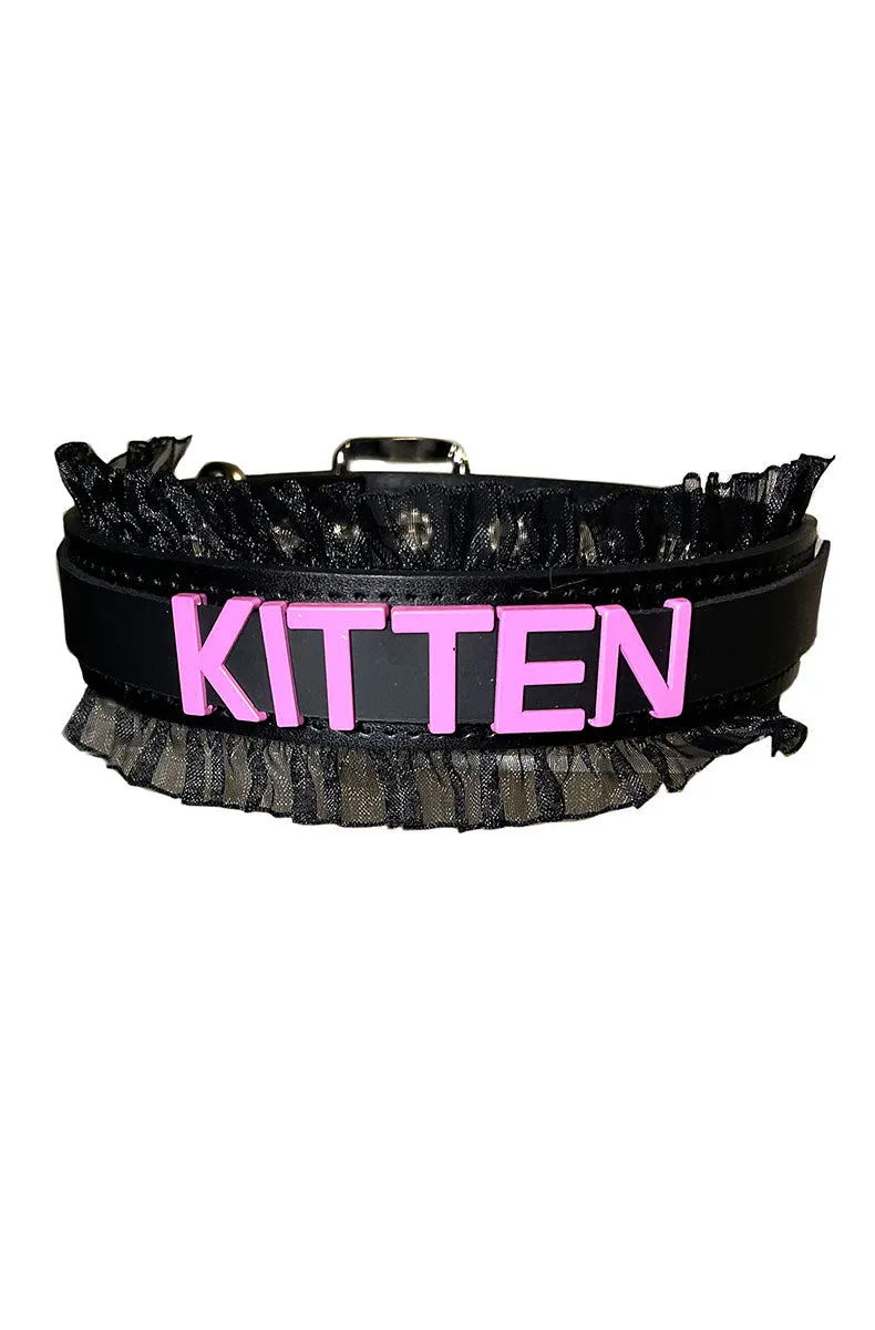 Kitten Ruffle BDSM Collar
