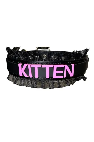 Kitten Ruffle BDSM Collar