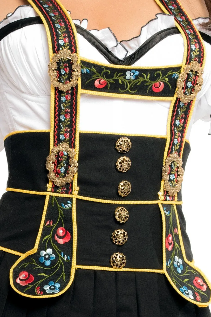Lederhosen Skirt with Suspenders