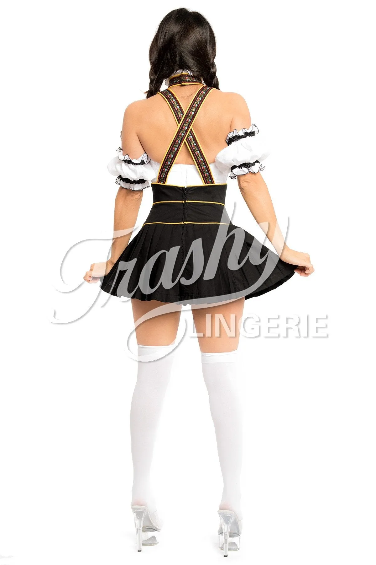 Lederhosen Skirt with Suspenders