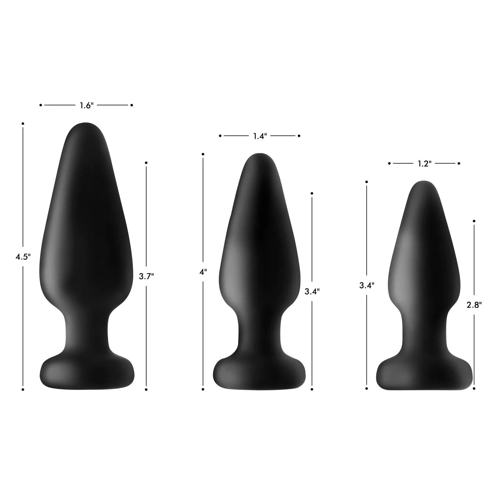 Light Up Silicone Anal Plug