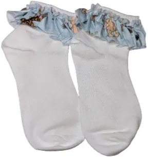 Little Bear Easter Ribbon Ruffle Socks