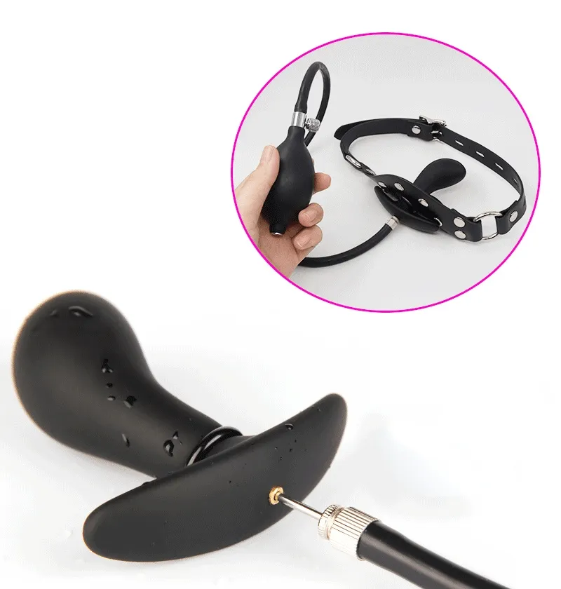 Lovemesex Inflatable Mouth Plug Ball Gag