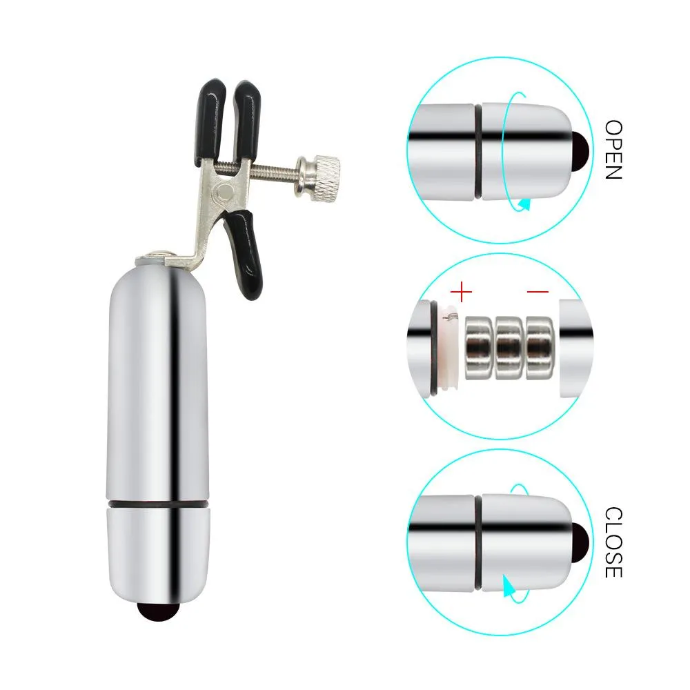Lovemesex Nipplettes Vibrating Nipple Clamps